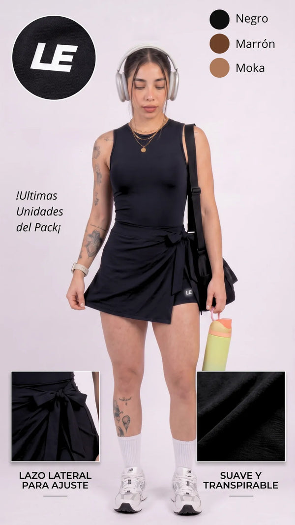 ENTERIZO VESTIDO ESSENTIALS SIN MANGAS | LUSIAN REF.1167